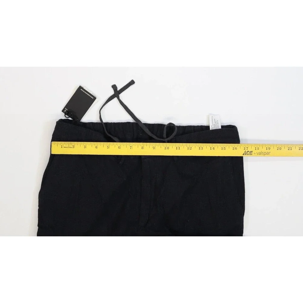 Massimo Dutti Jogger Pants Mens 36x30 Black Elastic Waist Finest Italian Fabric - Picture 4 of 11